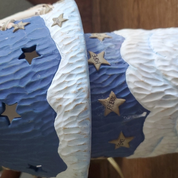 New Creative Enterprises Inc. Terracotta Angel Candle Holder with Shade - Picture 8 of 11